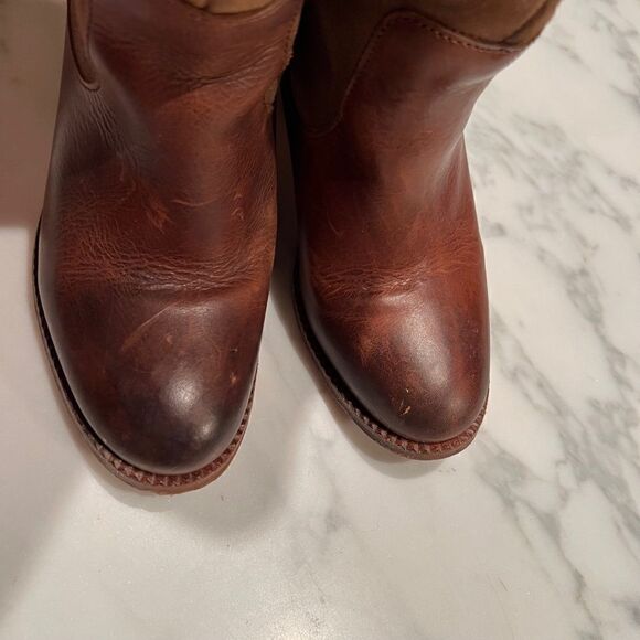 brown suede tall boots - Picture 4 of 9